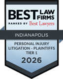 Best Law Firms Raked By Best Lawyers | Indianapolis | Personal Injury Litigation - Plaintiffs | Tier 1 | 2026