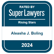 Rated By Super Lawyers | Rising Stars | Aleasha J. Boling | 2024