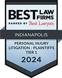Best Law Firms | Ranked By Best Lawyers | Indianapolis | Personal Injury Litigation - Plaintiffs | Tier 1 | 2024